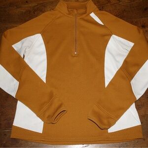 Roots Golf - Khaki/White Half-Zip Pullover